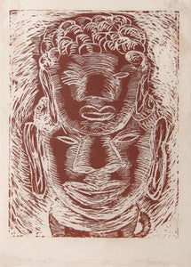 Father and Son (Red) Woodcut | Roberto Juárez,{{product.type}}