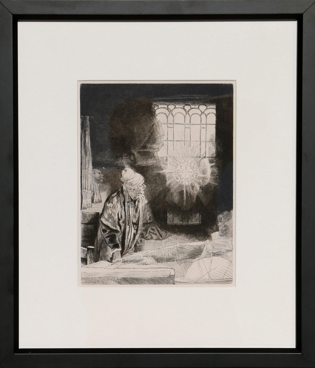 Faust Etching | Rembrandt,{{product.type}}