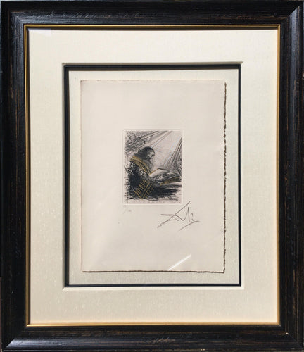 Faust Lisant (Vignette) Etching | Salvador Dalí,{{product.type}}