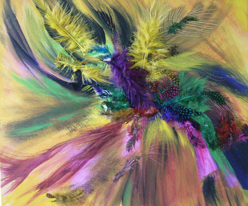 Feathers 2 Mixed Media | Andree Amarica,{{product.type}}