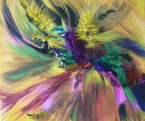 Feathers 2 Mixed Media | Andree Amarica,{{product.type}}