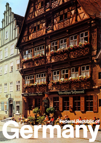 Federal Republic of Germany - Restaurant Poster | Travel Poster,{{product.type}}