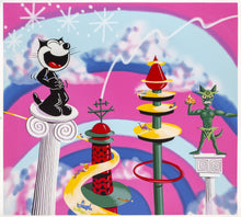 Felix on a Pedestal screenprint | Kenny Scharf,{{product.type}}