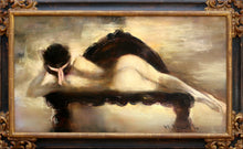 Female Nude Laying on Bench Oil | Mark Tochlikin,{{product.type}}
