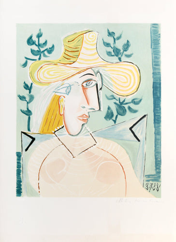 Femme a la Collerette Lithograph | Pablo Picasso,{{product.type}}