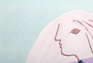 Femme a la Robe Multicolore Lithograph | Pablo Picasso,{{product.type}}