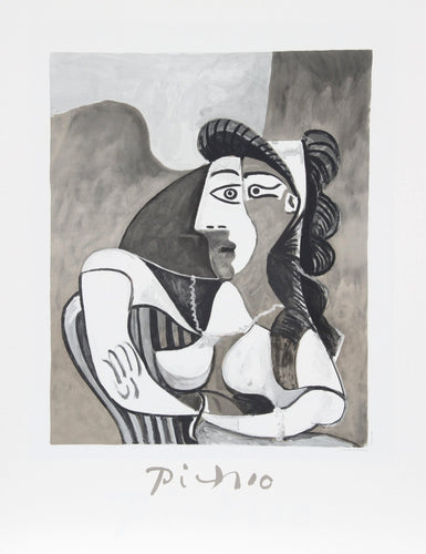 Femme Accoudee au Fauteuil Lithograph | Pablo Picasso,{{product.type}}