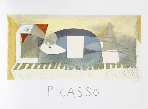 Femme Allongee Lithograph | Pablo Picasso,{{product.type}}