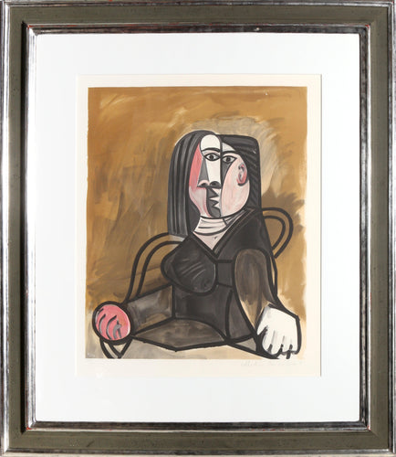 Femme Assise dans un Fauteuil Lithograph | Pablo Picasso,{{product.type}}