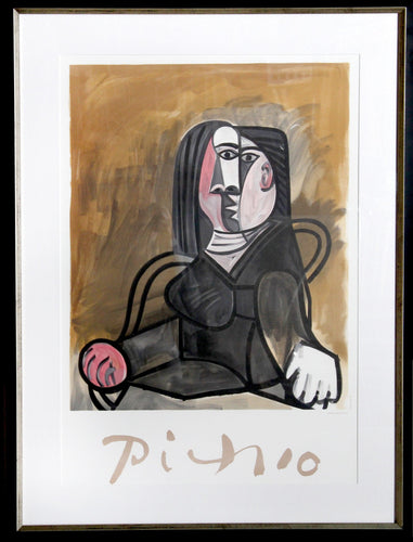 Femme Assise dans un Fauteuil Lithograph | Pablo Picasso,{{product.type}}