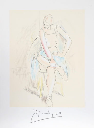 Femme Assise Lithograph | Pablo Picasso,{{product.type}}
