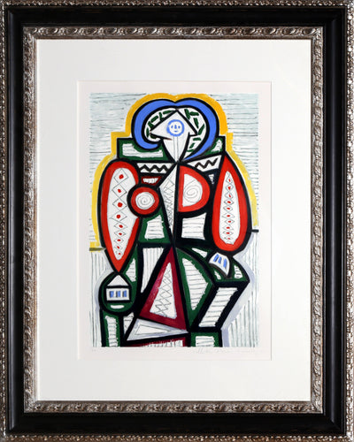 Femme Assise Lithograph | Pablo Picasso,{{product.type}}