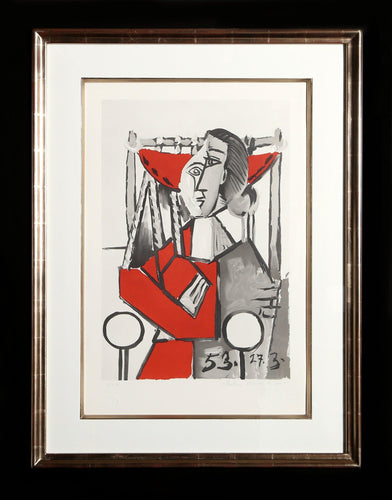 Femme Assise Lithograph | Pablo Picasso,{{product.type}}