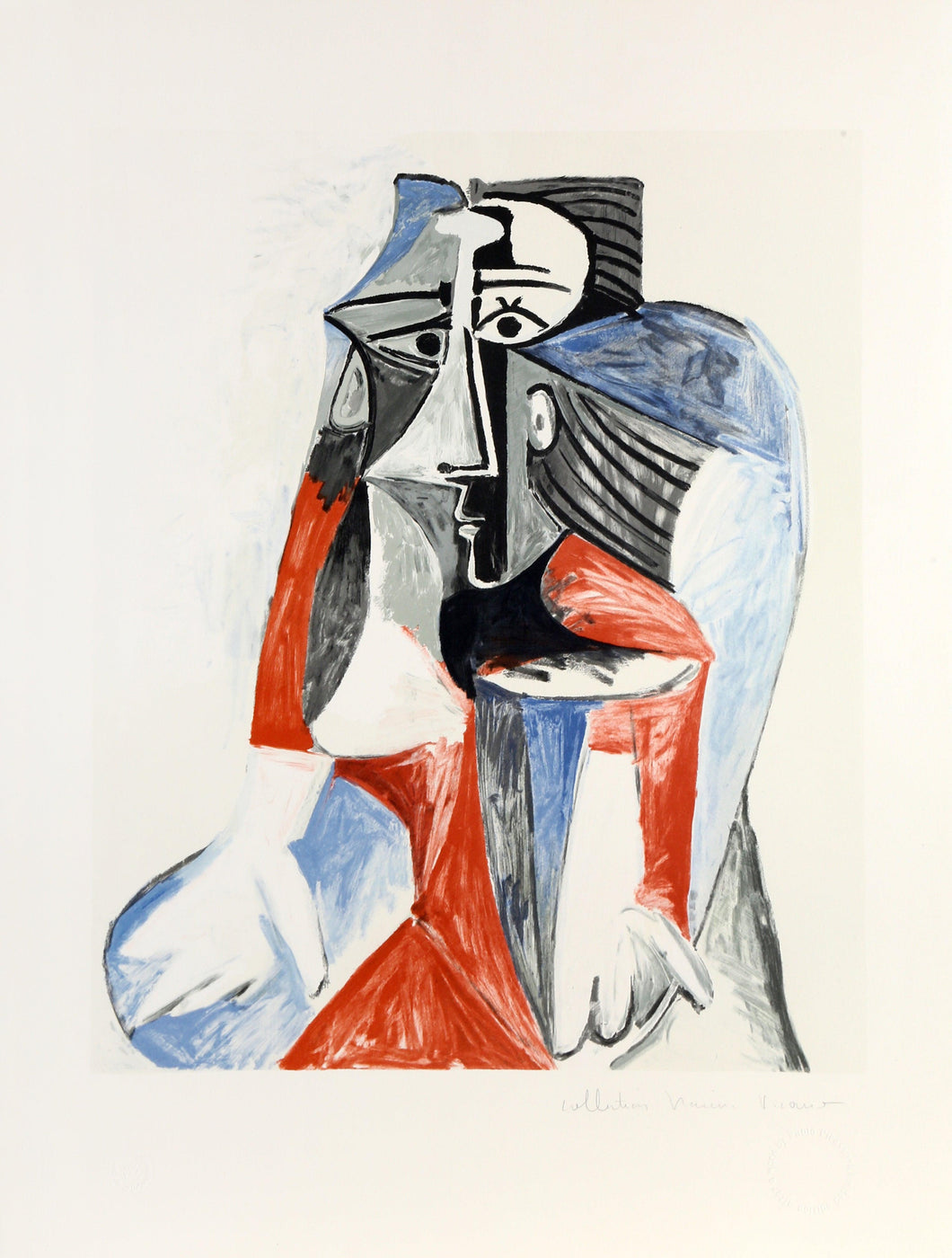 Femme Assise Lithograph | Pablo Picasso,{{product.type}}