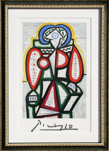Femme Assise Lithograph | Pablo Picasso,{{product.type}}