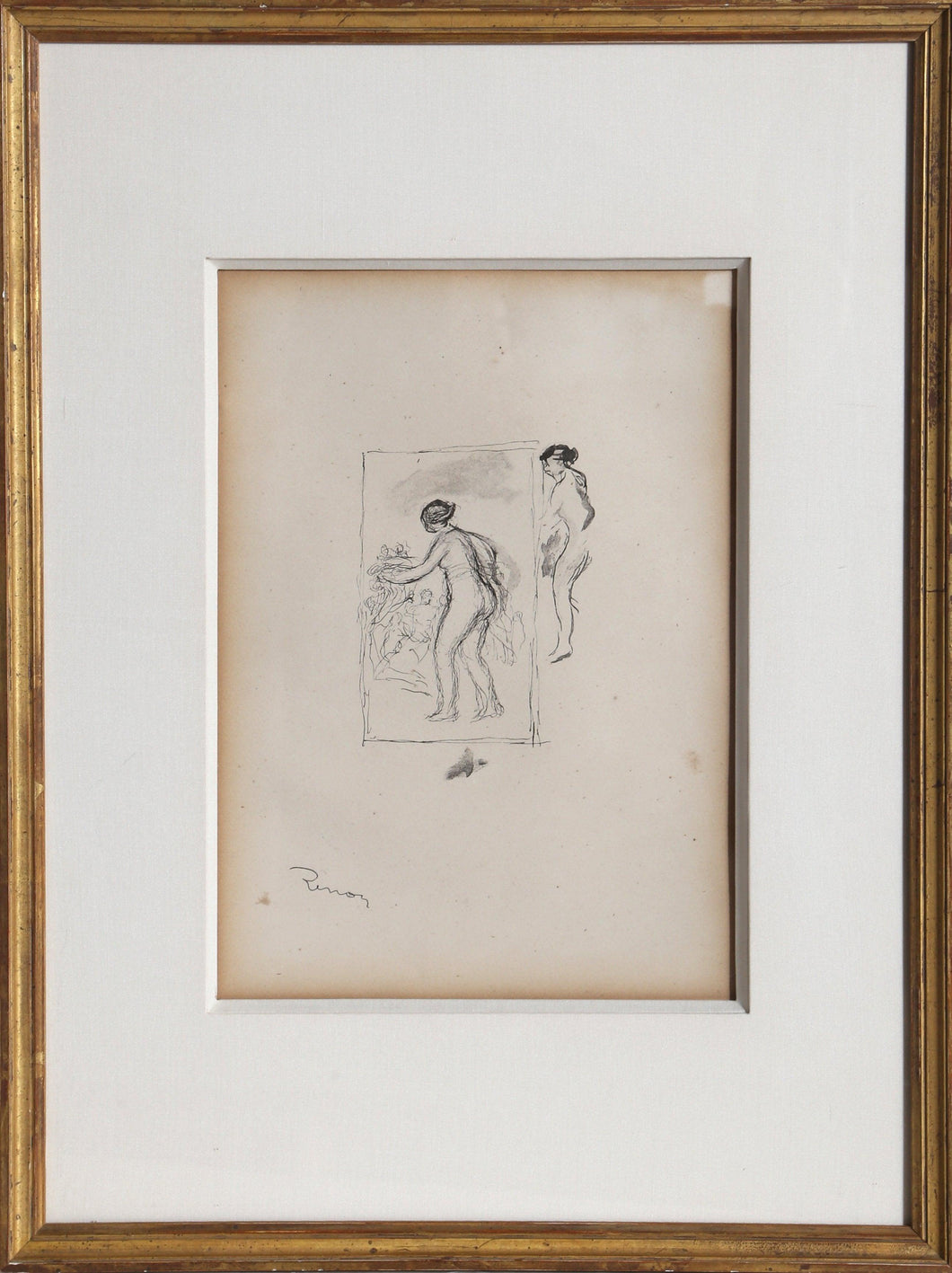 Femme au Cep de Vigne, 4e Variante Lithograph | Pierre-Auguste Renoir,{{product.type}}