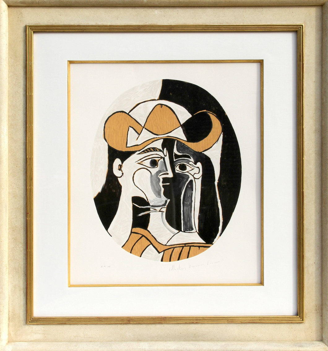 Femme au Chapeau Lithograph | Pablo Picasso,{{product.type}}