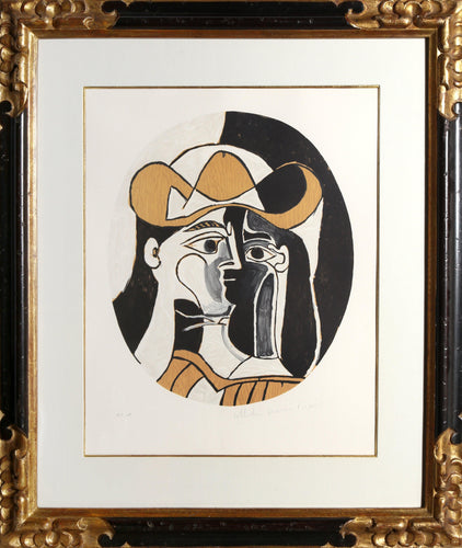 Femme au Chapeau Lithograph | Pablo Picasso,{{product.type}}