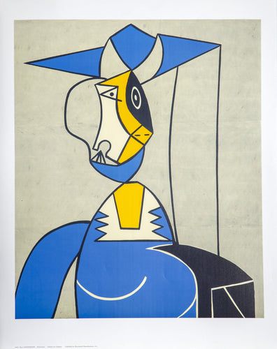 Femme au Chapeau Poster | Roy Lichtenstein,{{product.type}}