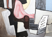 Femme au corset tesant un Livre Lithograph | Pablo Picasso,{{product.type}}