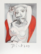 Femme au Fauteuil Rouge Lithograph | Pablo Picasso,{{product.type}}