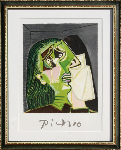 Femme au Mouchoir Lithograph | Pablo Picasso,{{product.type}}