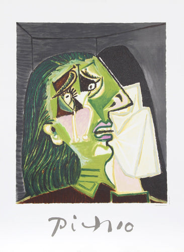 Femme au Mouchoir Lithograph | Pablo Picasso,{{product.type}}