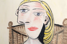 Femme Blonde Au Fauteuil D'Osier Lithograph | Pablo Picasso,{{product.type}}