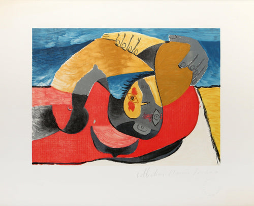 Femme Couchee Lithograph | Pablo Picasso,{{product.type}}