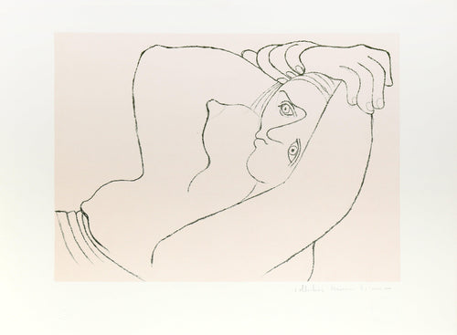 Femme Couchee Lithograph | Pablo Picasso,{{product.type}}
