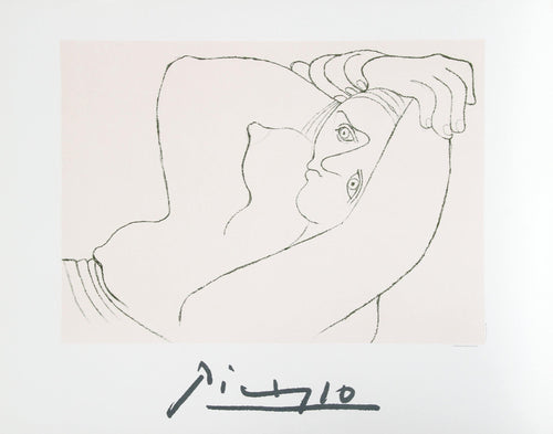 Femme Couchee Lithograph | Pablo Picasso,{{product.type}}