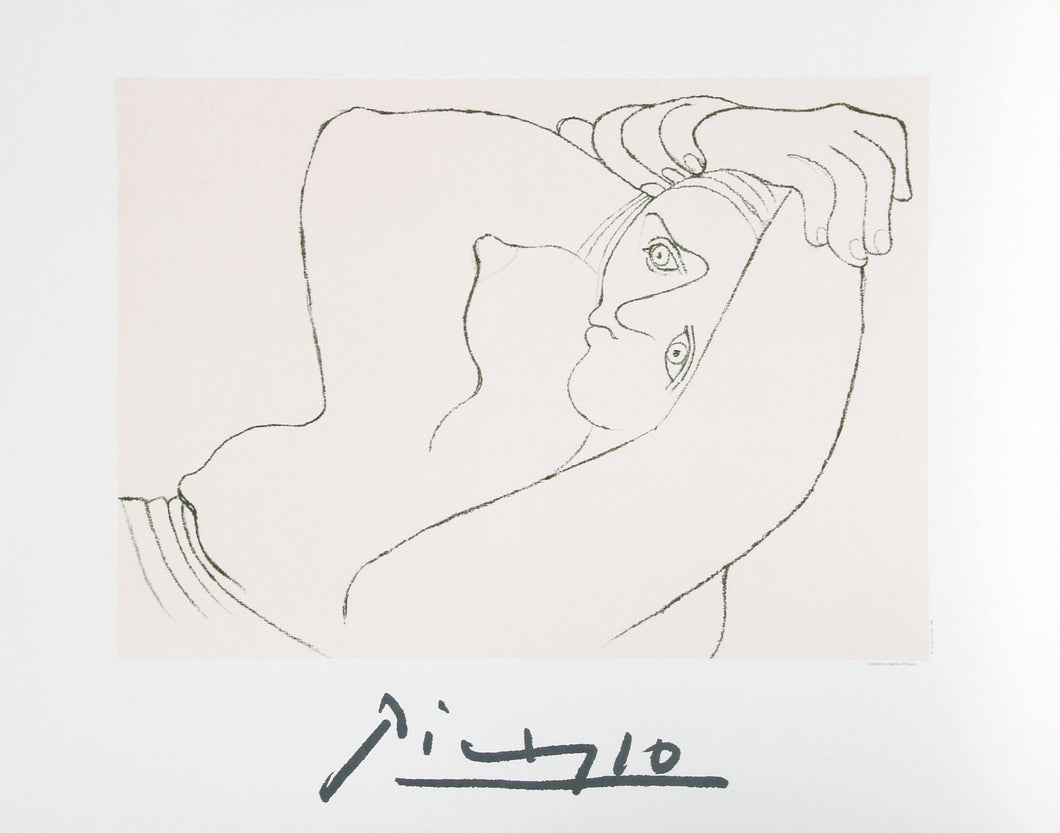 Femme Couchee Lithograph | Pablo Picasso,{{product.type}}