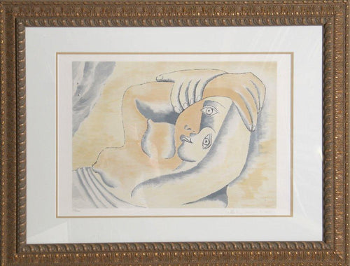 Femme Couchee Lithograph | Pablo Picasso,{{product.type}}