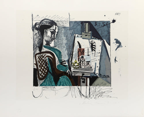 Femme Dans L'Atelier Lithograph | Pablo Picasso,{{product.type}}