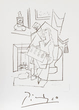 Femme dans un Fauteuil Lithograph | Pablo Picasso,{{product.type}}