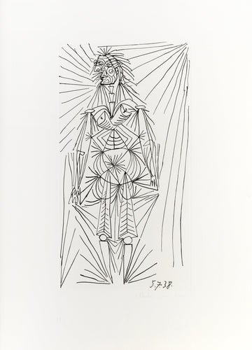 Femme Debout Lithograph | Pablo Picasso,{{product.type}}