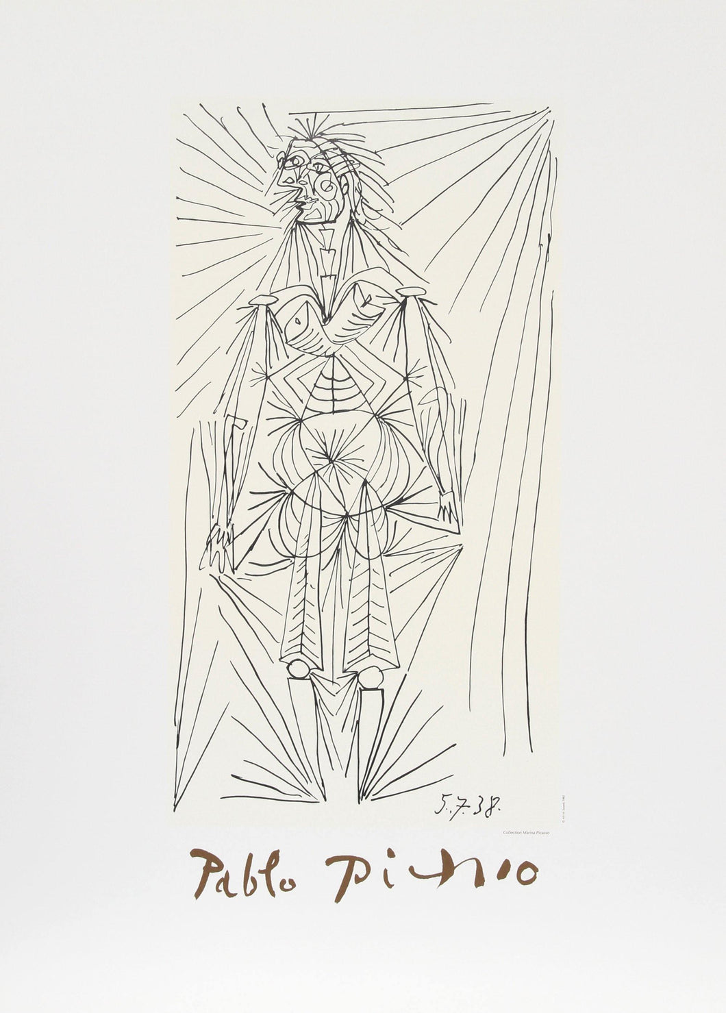 Femme Debout Lithograph | Pablo Picasso,{{product.type}}