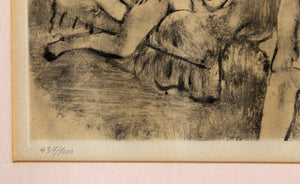 Femme en Repos Aquatint | Edgar Degas,{{product.type}}