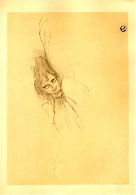 Femme Endormie Lithograph | Henri de Toulouse-Lautrec,{{product.type}}