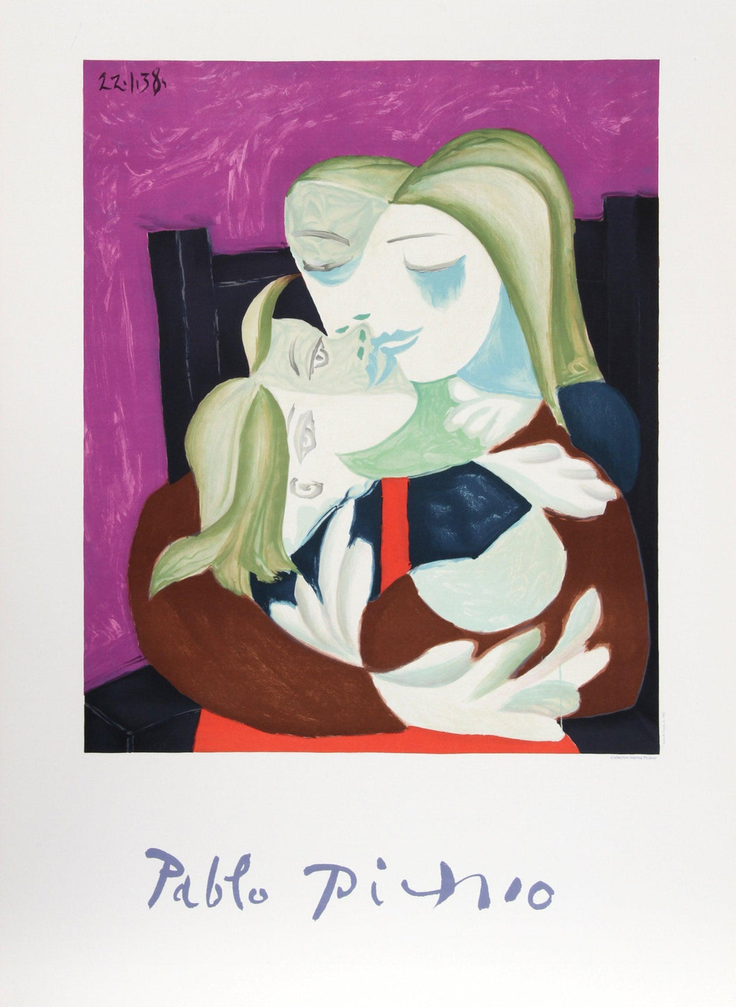 Femme et Enfant Enlaces Lithograph | Pablo Picasso,{{product.type}}