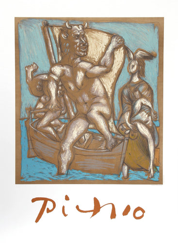 Femme et Minotaure Lithograph | Pablo Picasso,{{product.type}}