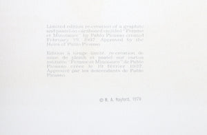 Femme et Minotaure Lithograph | Pablo Picasso,{{product.type}}