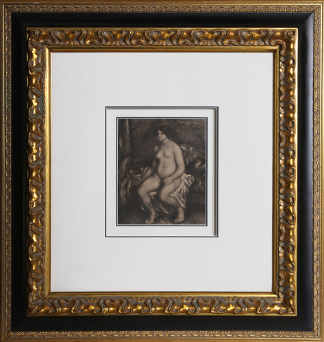 Femme Nue Assise Etching | Pierre-Auguste Renoir,{{product.type}}