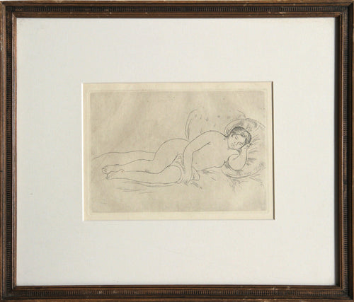 Femme nue Couchee Etching | Pierre-Auguste Renoir,{{product.type}}