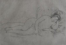 Femme nue Couchee Etching | Pierre-Auguste Renoir,{{product.type}}