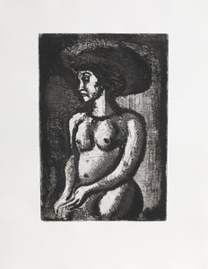 Femme Nue Vero la Gauche from The Reincarnations du Pere Ubu Etching | Georges Rouault,{{product.type}}