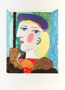 Femme Profile (Marie-Therese Walter) Lithograph | Pablo Picasso,{{product.type}}