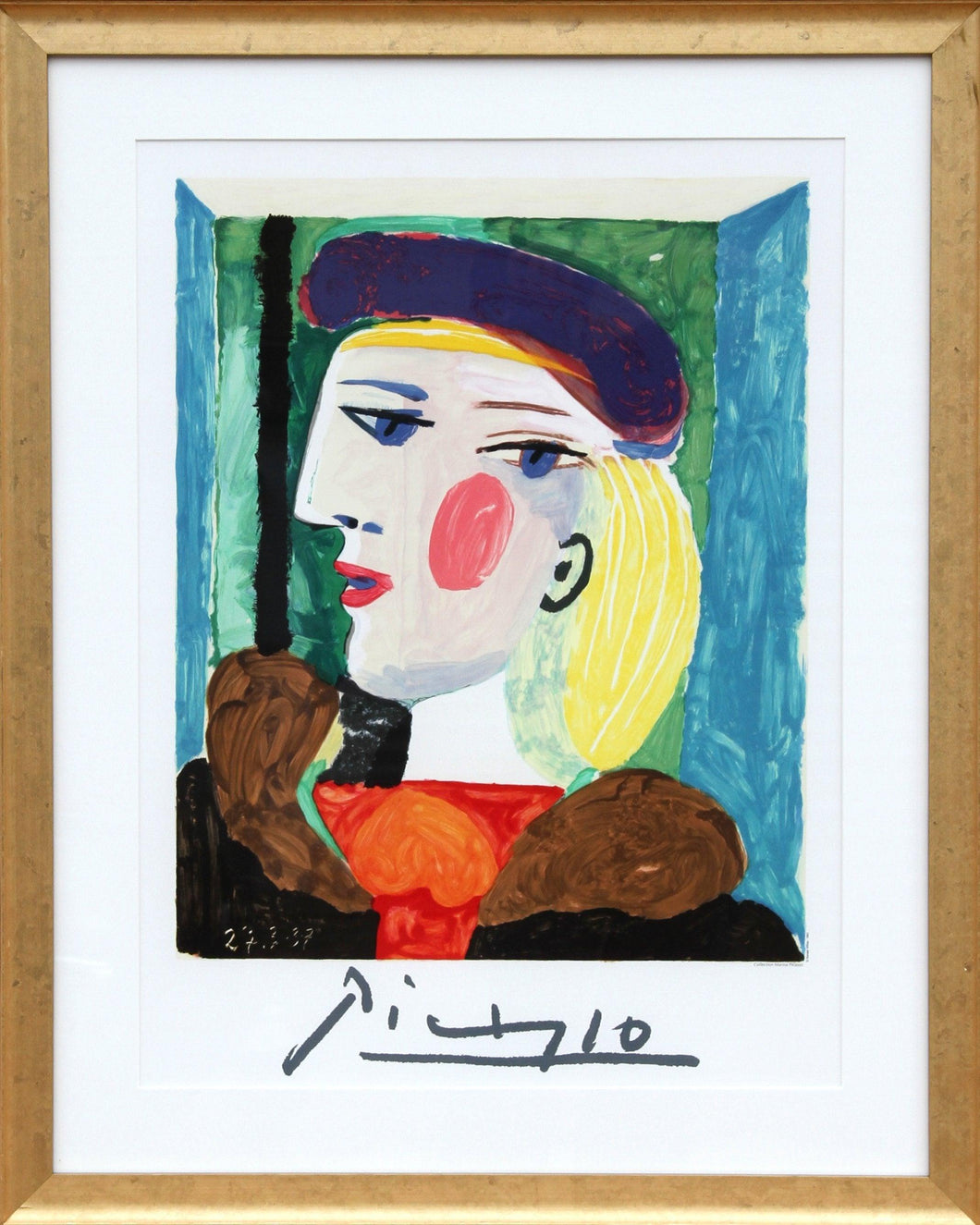 Femme Profile (Marie-Therese Walter) Lithograph | Pablo Picasso,{{product.type}}