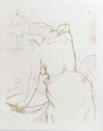 Femme qui se Lave -  La Toilette Lithograph | Henri de Toulouse-Lautrec,{{product.type}}