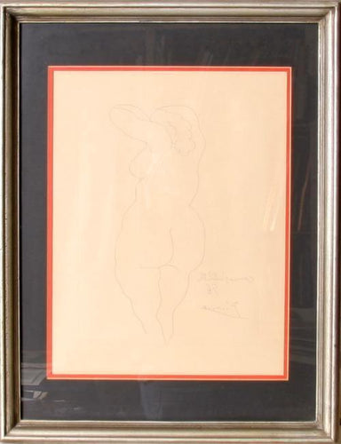 Femme vue de Dos Etching | Pablo Picasso,{{product.type}}